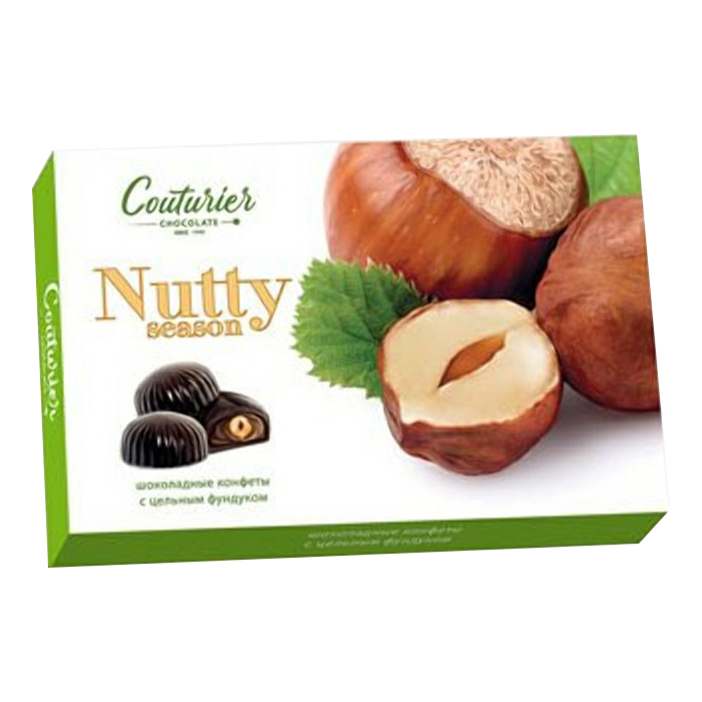 

Конфеты шоколадные Couturier Nutty Season Фундук 210 г