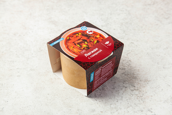 

Суп ВкусВиллАйс Лагман с говядиной замороженный 300 г