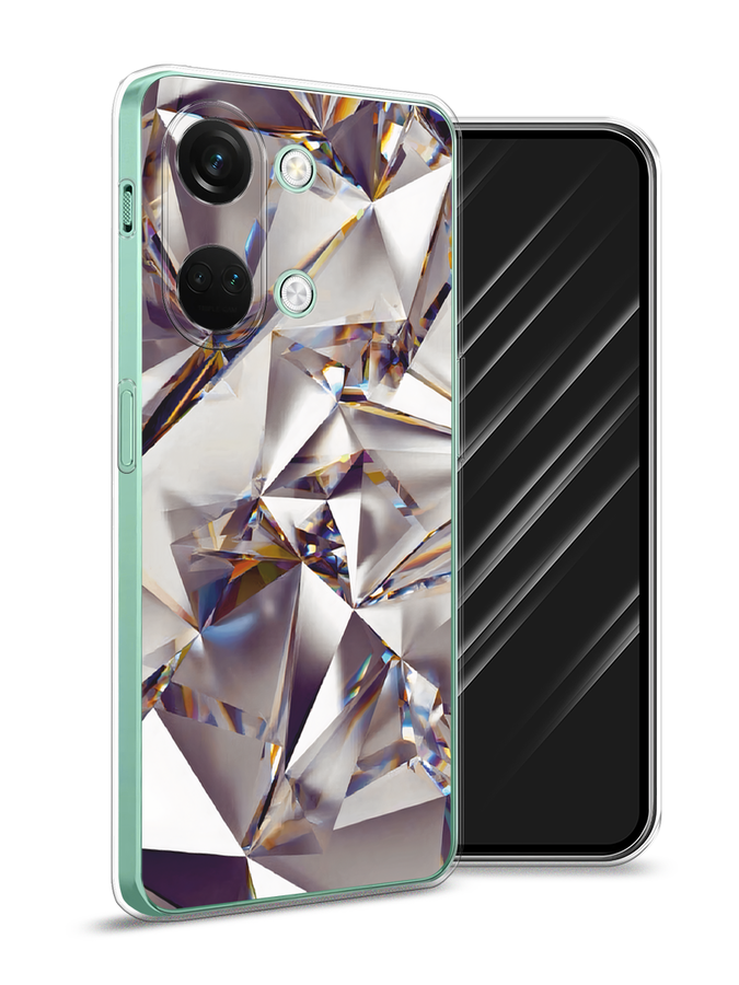 

Чехол Awog на OnePlus Nord 3 "Бриллианты", Серебристый;бежевый, 154050-7