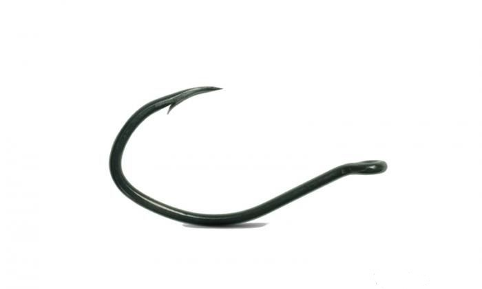 

Одинарные крючки VMC Chod Hook №5/0 NT, с колечком, загнутое острие, с бородкой, Серебристый, 8357 Ptfe