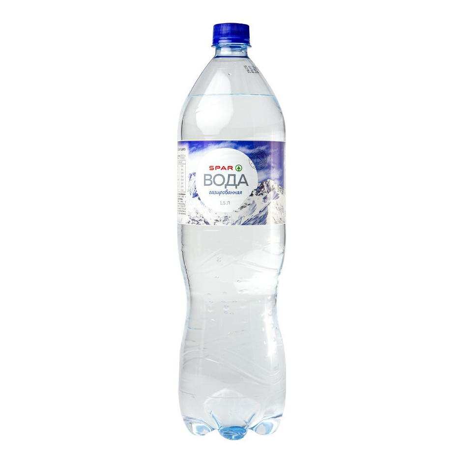 

Вода питьевая артезианская Spar сильногазированная столовая 1,5 л