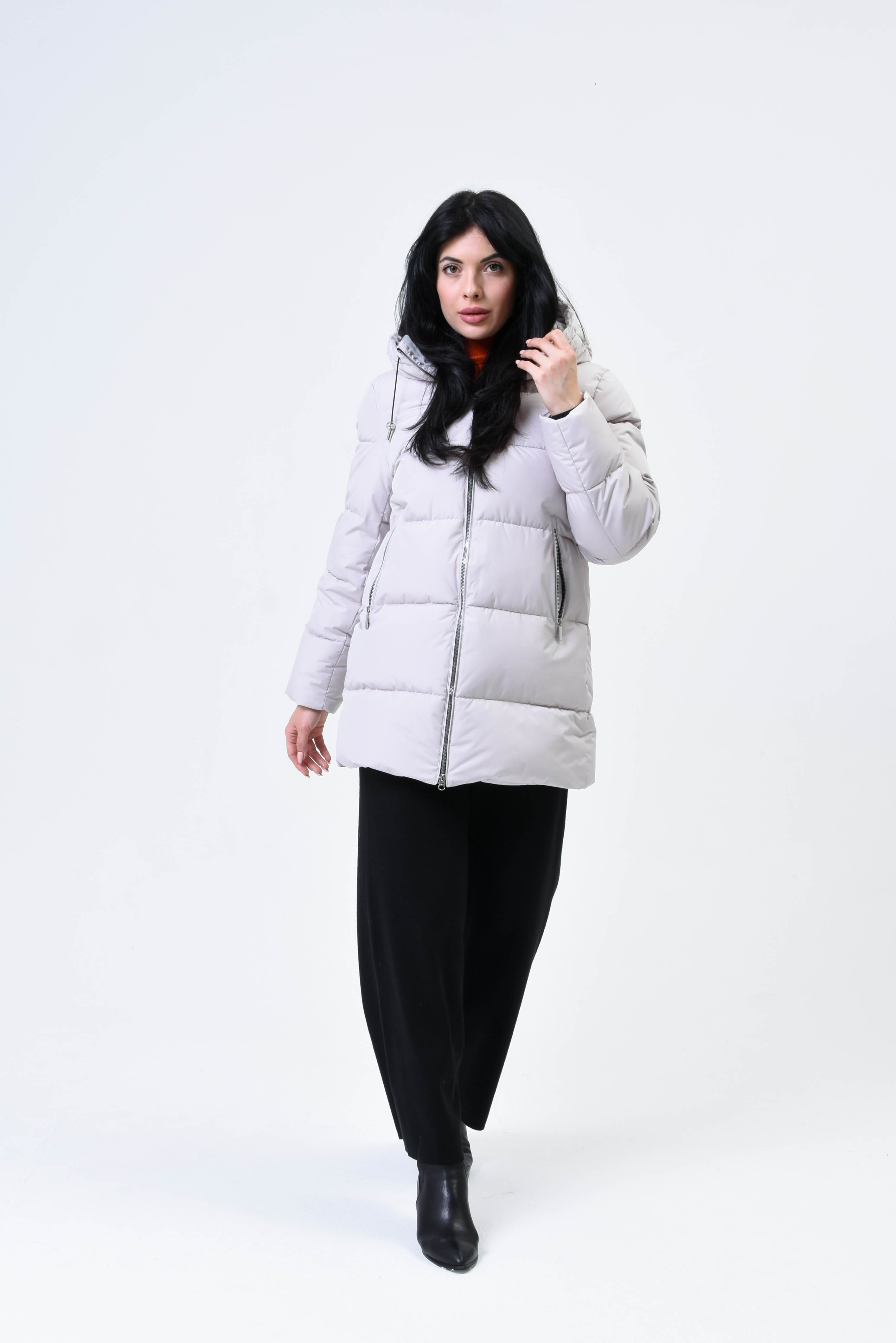 Пальто женское Maritta 26-3026-10 белое 50 EU