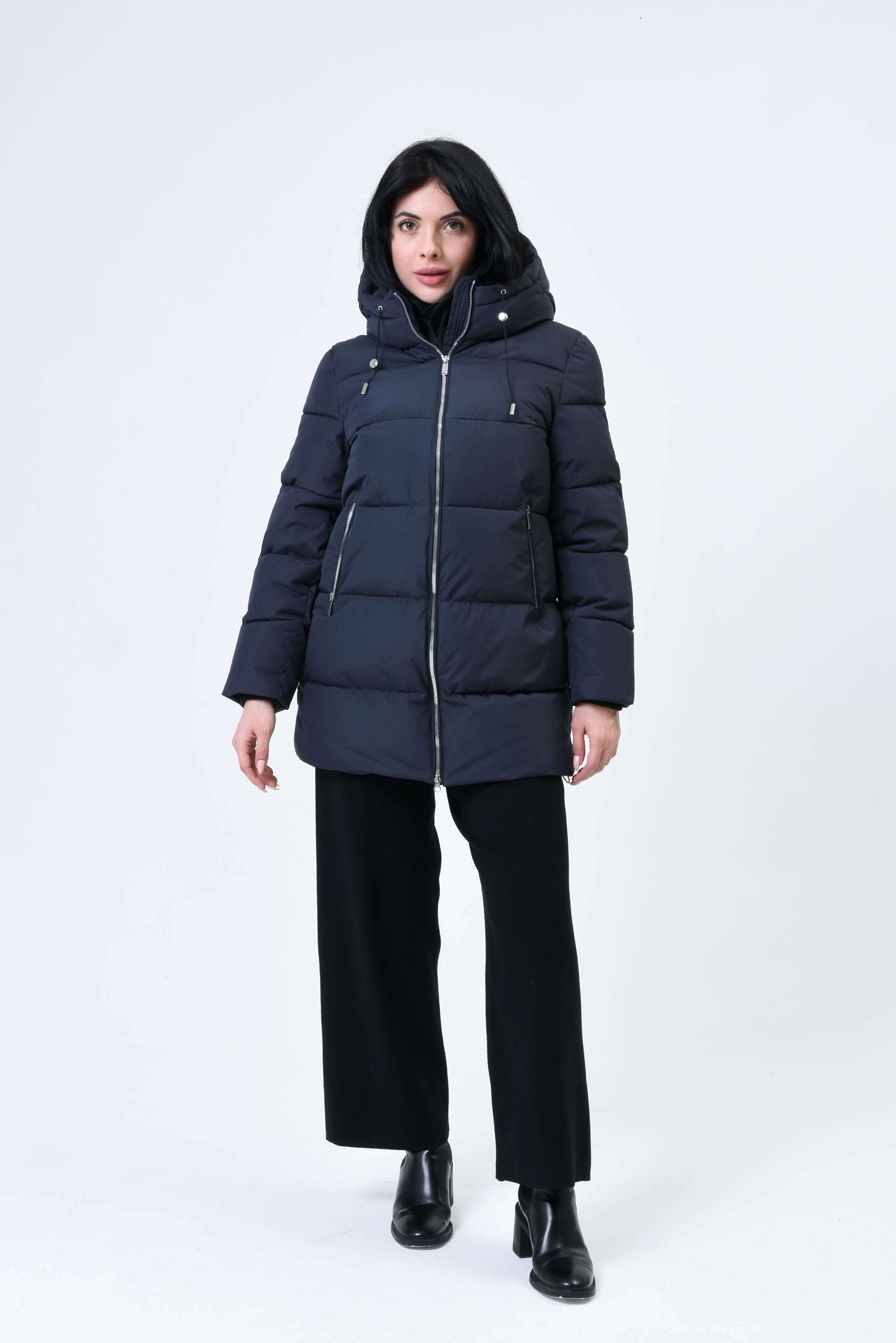 

Пальто женское Maritta 26-3026-10 синее 50 EU, 26-3026-10