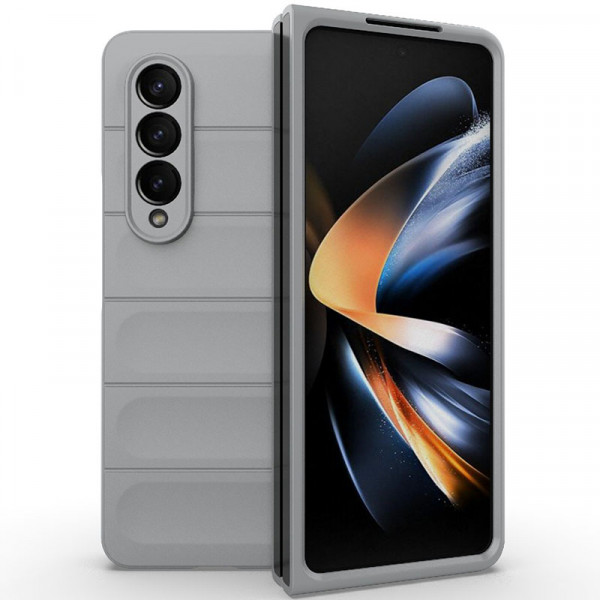 

Пластиковый чехол Flex Matte для Samsung Galaxy Z Fold 4, серый, Flex Matte