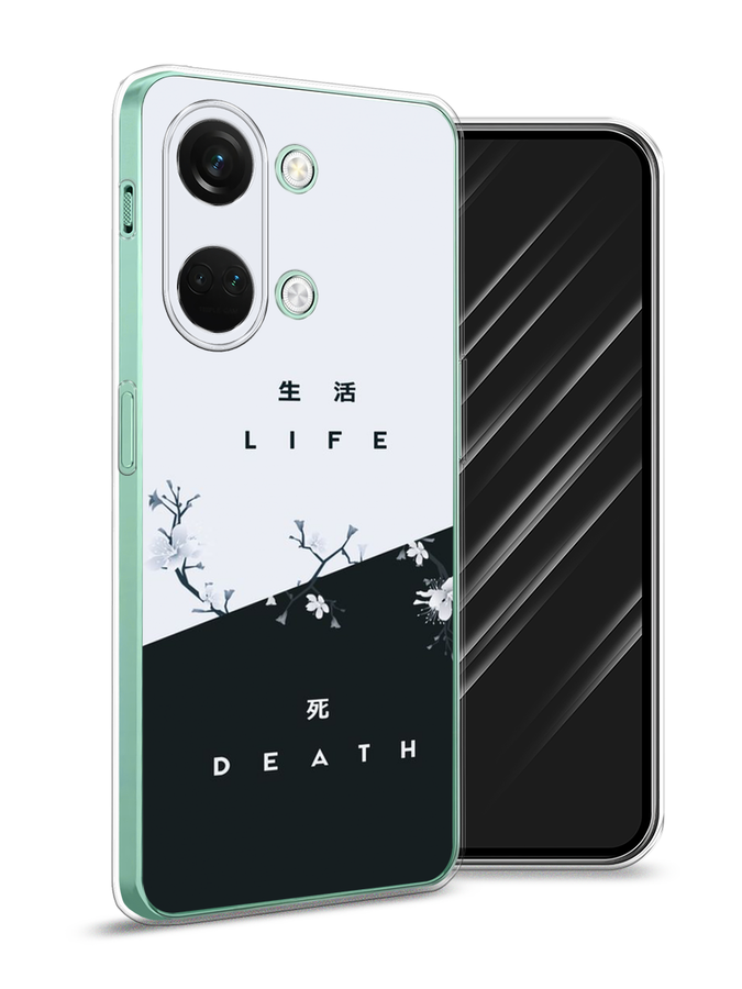

Чехол Awog на OnePlus Nord 3 "Life and death", Черный;серый, 154050-7