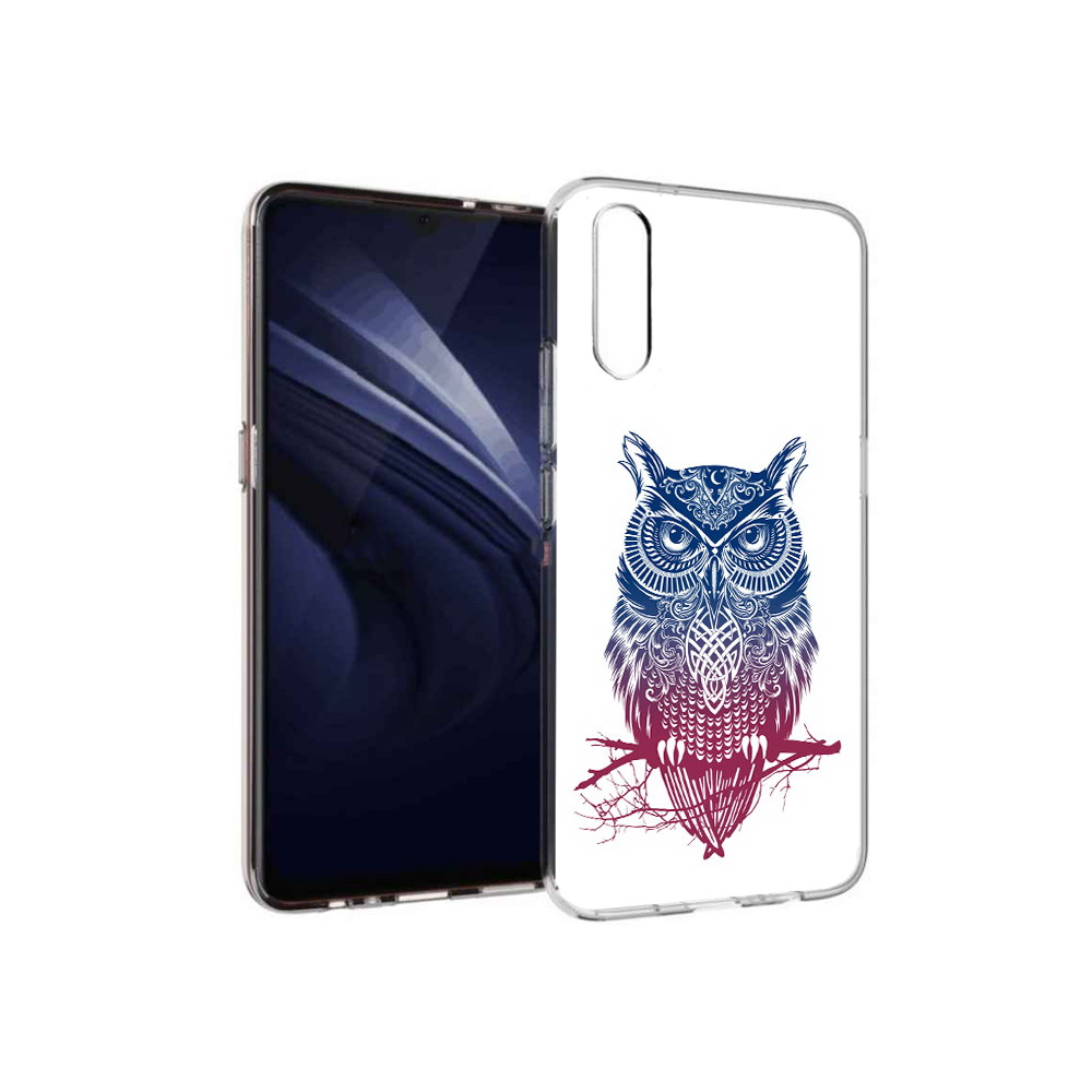 

Чехол MyPads Tocco для Vivo V17 Neo хиппи сова (PT226959.388.664), Прозрачный, Tocco