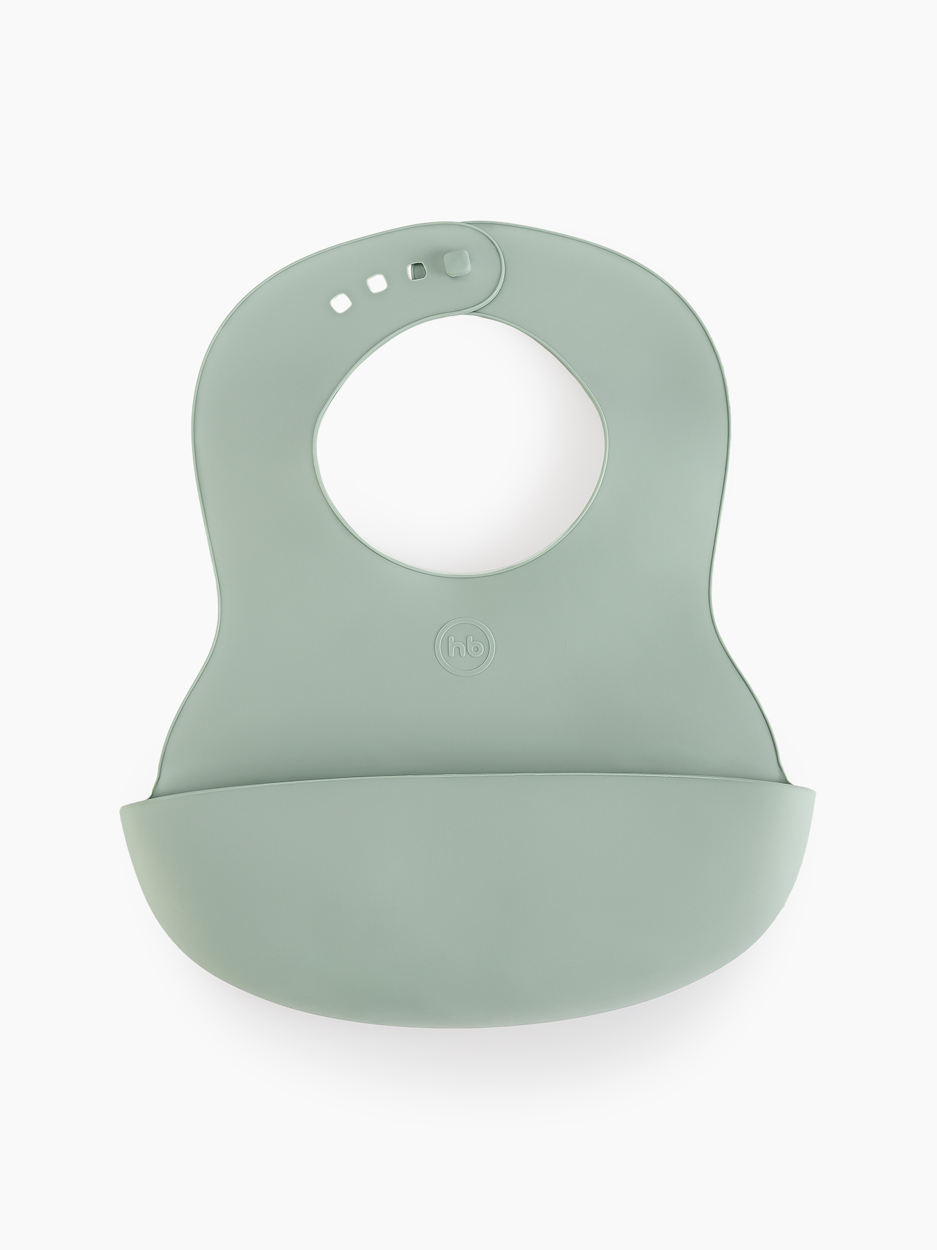 фото Нагрудник пластиковый детский baby plastik bib (цвет: dark green) happy baby