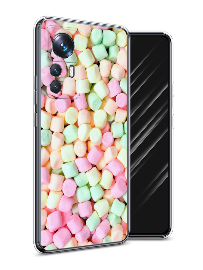 

Чехол Awog на Xiaomi 12T Pro / Сяоми 12T Про "Marshmallows", Зеленый;желтый;розовый