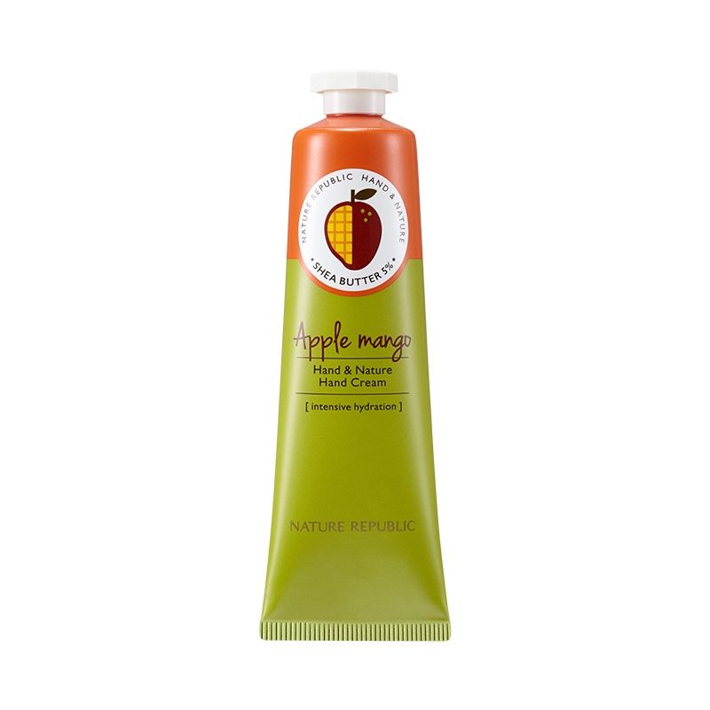 фото Крем для рук с яблоком и манго nature republic hand&nature apple mango hand cream 30 мл