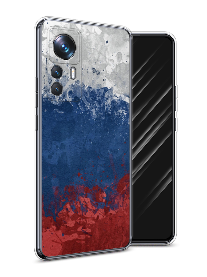 

Чехол Awog на Xiaomi 12T Pro / Сяоми 12T Про "Флаг России неровный", Белый;синий;красный