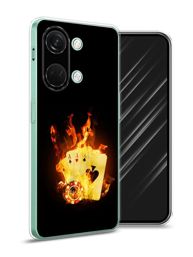 

Чехол Awog на OnePlus Nord 3 "Горящие карты", Черный;оранжевый, 154050-9