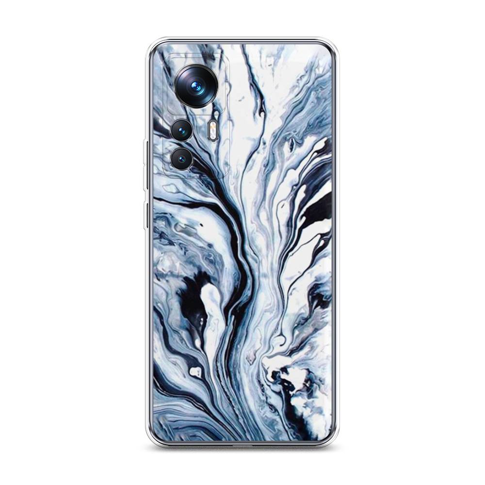 

Чехол Awog на Xiaomi 12T Pro / Сяоми 12T Про "Голубой минерал мрамор"