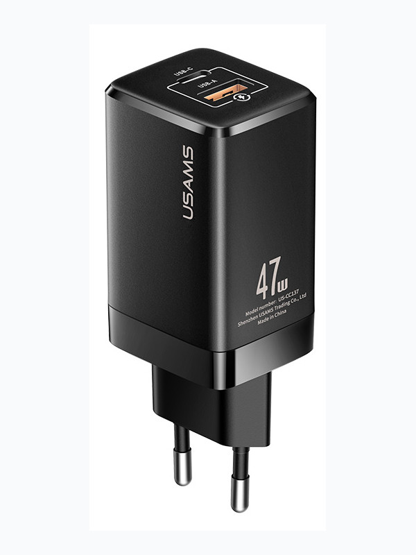 

Зарядное устройство Usams US-CC137 USB Type C+1 USB Type A Black CC137TC01, CC110TC01