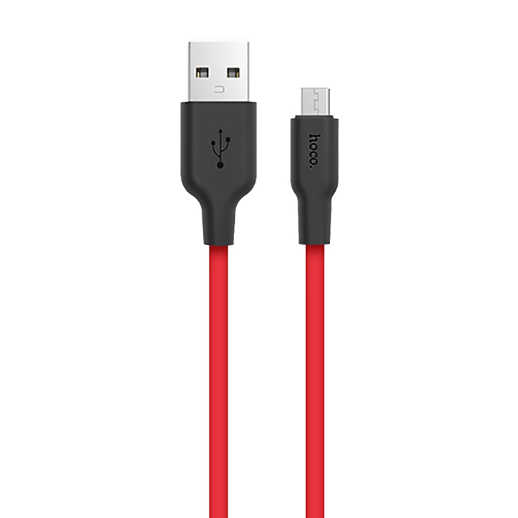 

Кабель micro USB-USB Hoco X21 1 м красный, X21