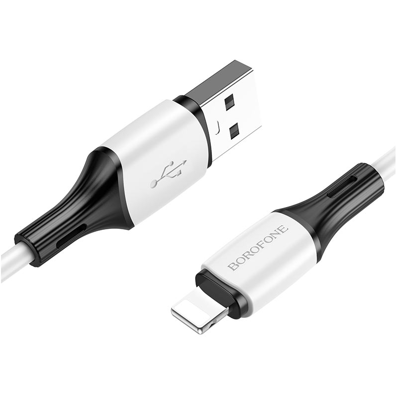 Кабель Lightning-USB Type-C Borofone BX79 1 м белый