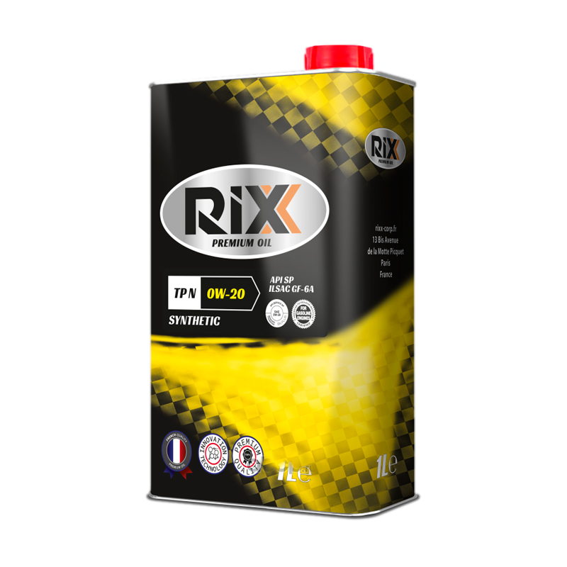 Моторное масло RIXX синтетическое TP N SAE 0W20 API SP-RC ILSAC GF-6A 1л 1580₽