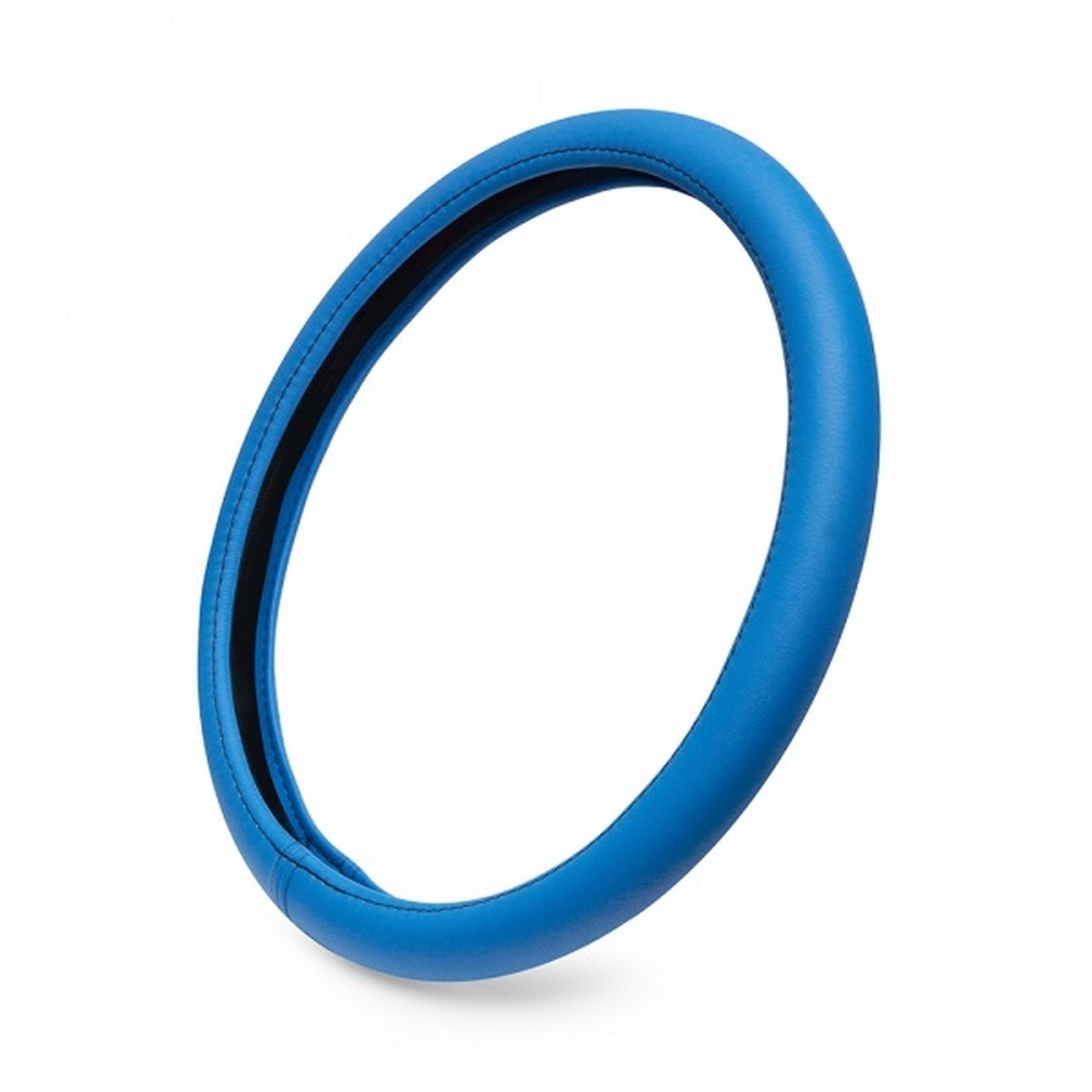 фото Чехол руля из искусственной кожи, синий, обхват 7.8 см, размер 37 - 39 см patron pcc1107
