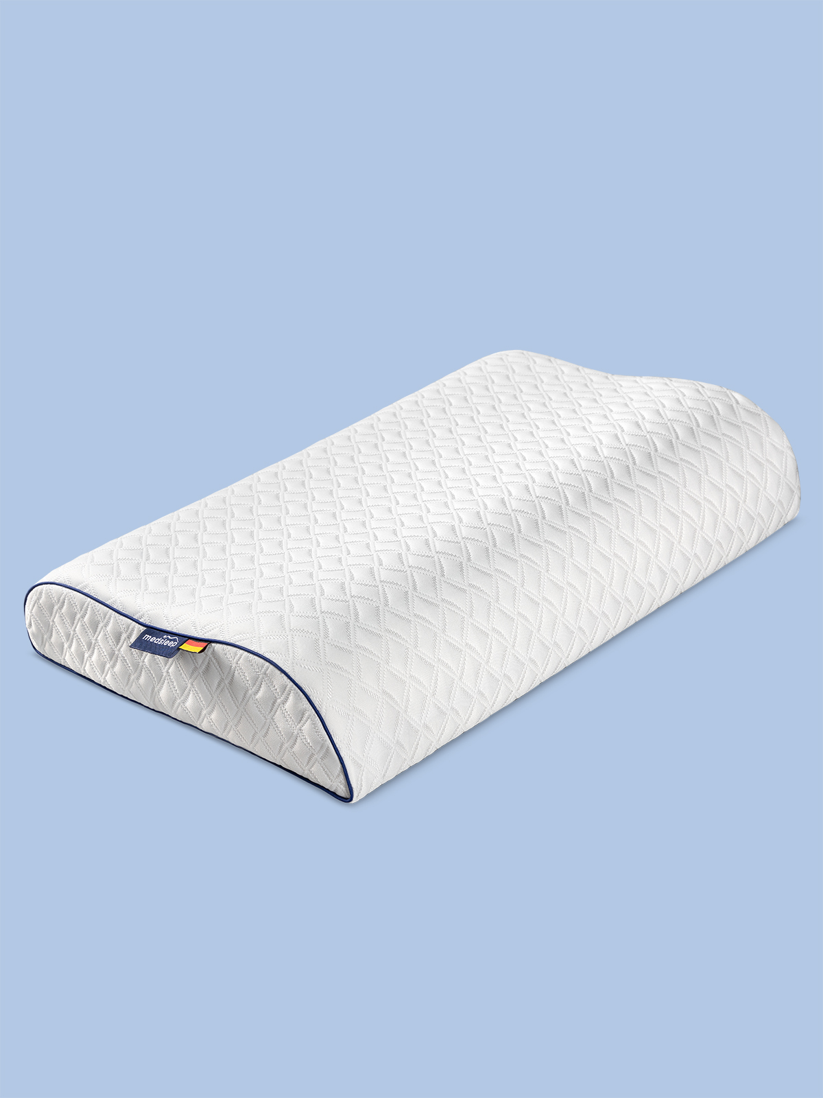 

Анатомическая подушка MEDSLEEP с охлаждающим гелем Orto Gel 39x58x10 см, Белый, Мемори Эрго Кул