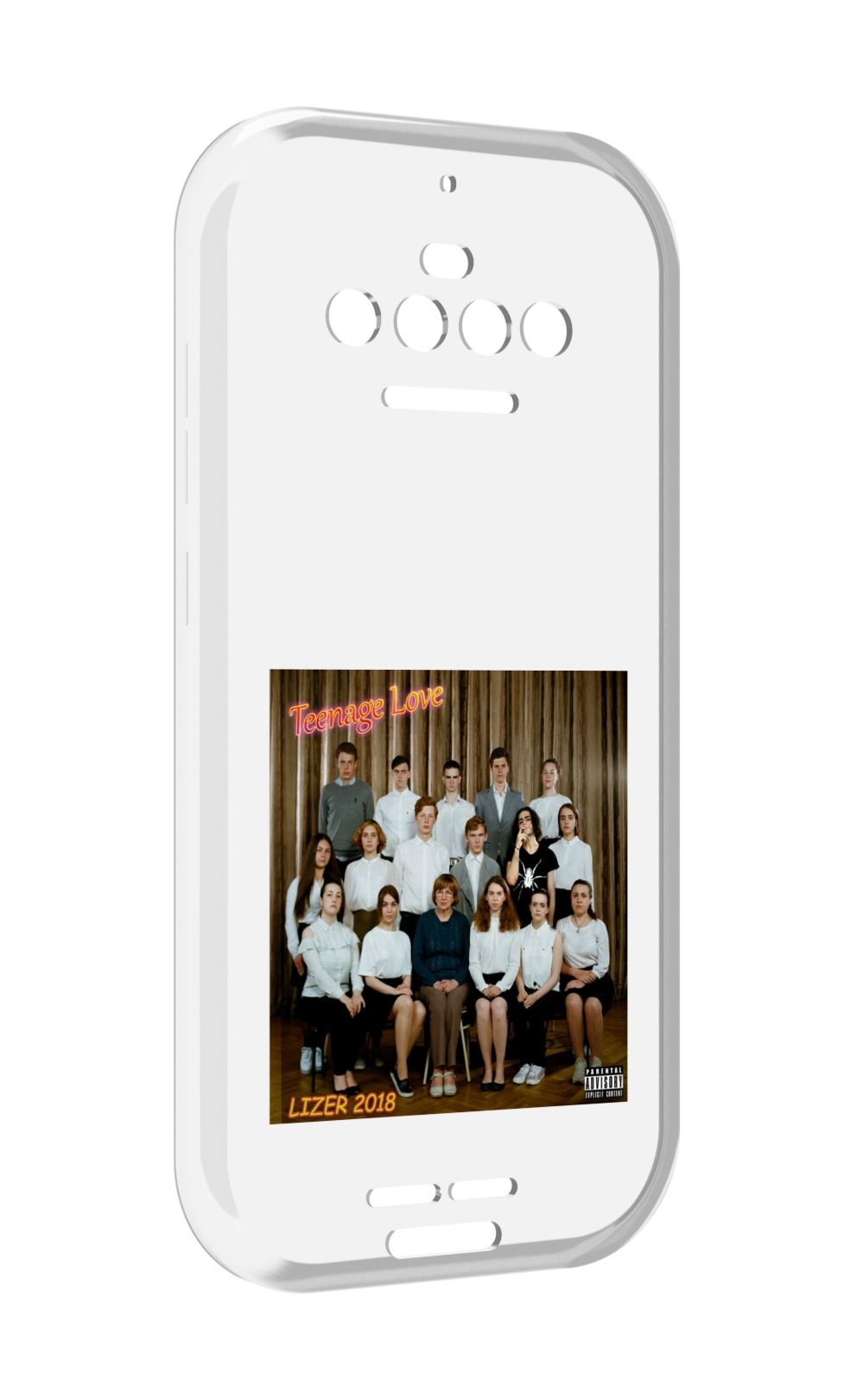 

Чехол MyPads Teenage Love LIZER для Oukitel F150 R2022, Прозрачный, Tocco