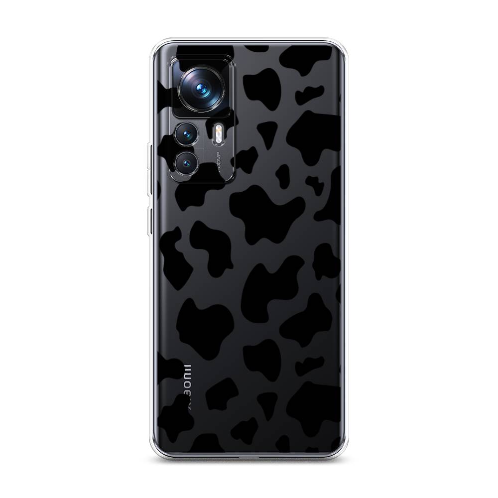 

Чехол Awog на Xiaomi 12T Pro / Сяоми 12T Про "Пятна коровы черные", Черный