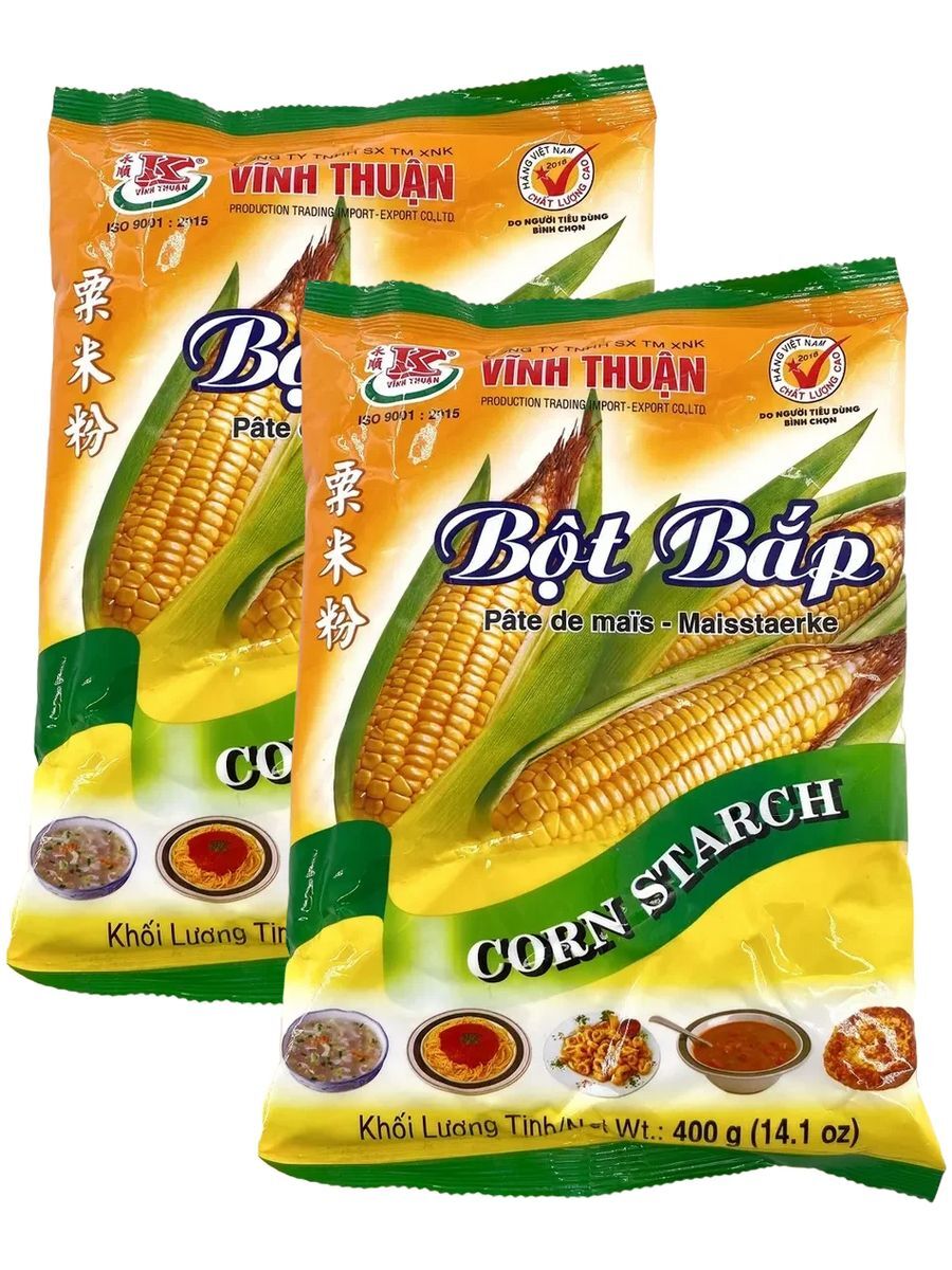 

Крахмал Vinh Thuan Вьетнамский кукурузный 400 г х 2 шт