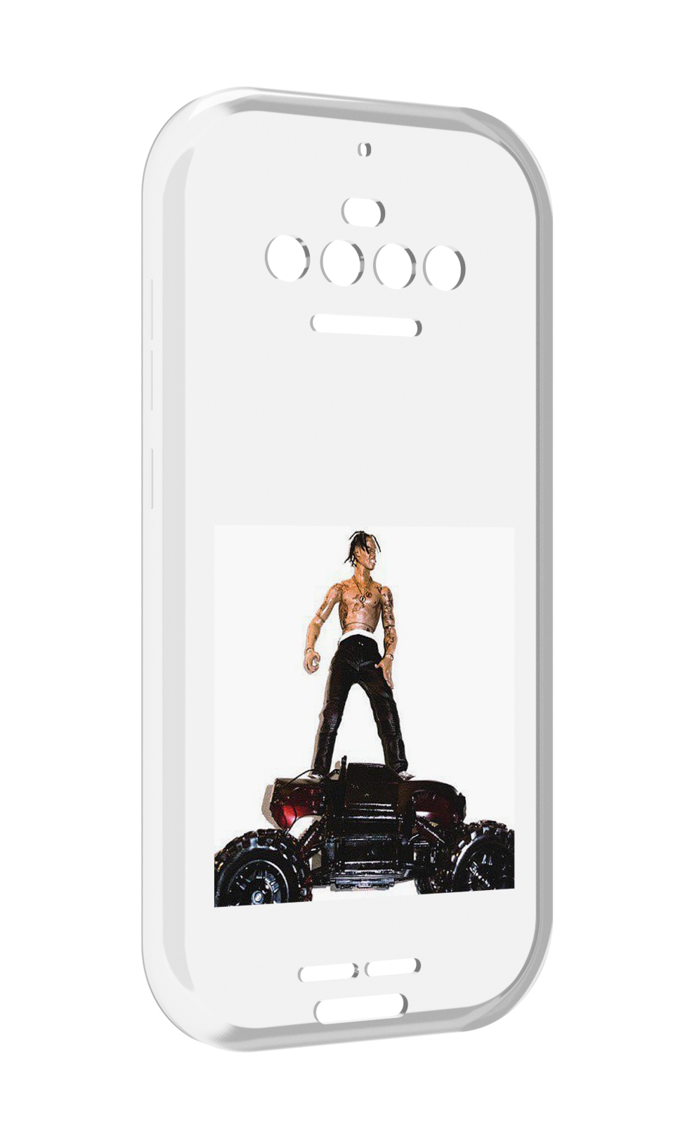 

Чехол MyPads Travis Scott - Rodeo для Oukitel F150 R2022, Прозрачный, Tocco
