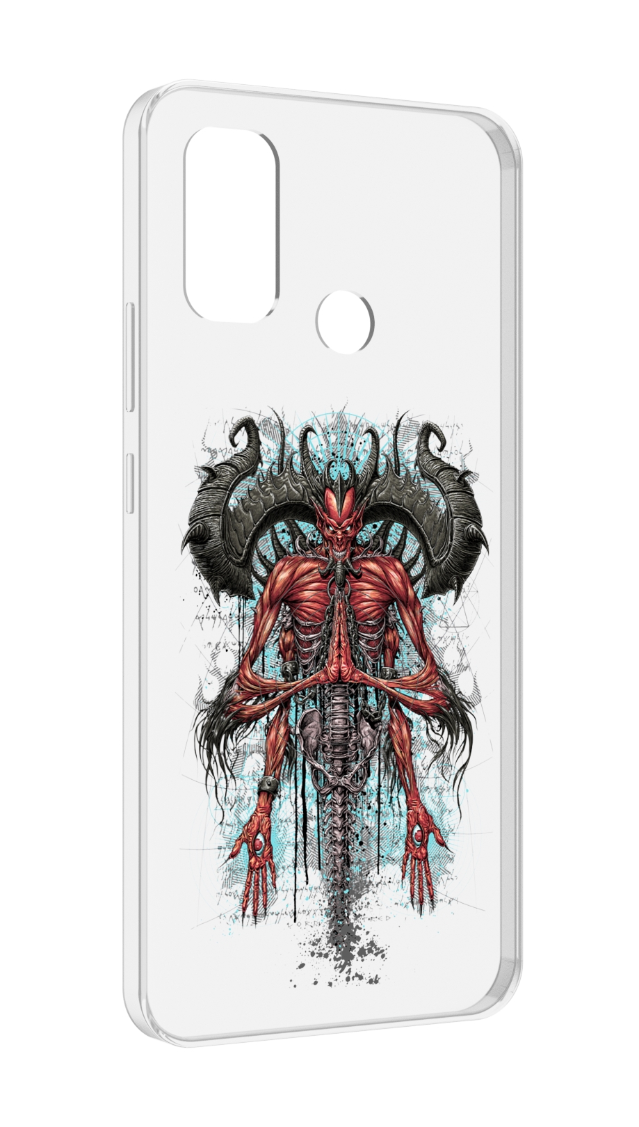 

Чехол MyPads дьявол для UleFone Note 10P/Note 10, Прозрачный, Tocco