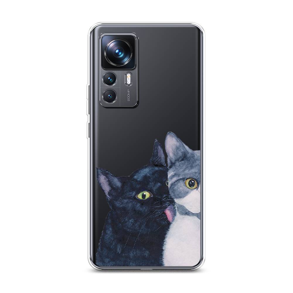 

Чехол Awog на Xiaomi 12T Pro / Сяоми 12T Про "Кошачья любовь", Синий