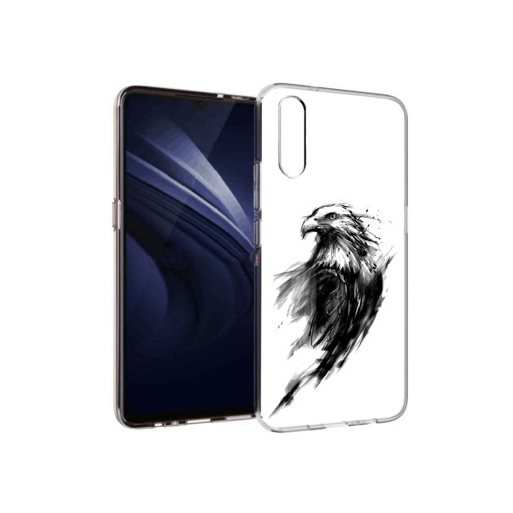 

Чехол MyPads Tocco для Vivo V17 Neo чб птица (PT226959.388.670), Прозрачный, Tocco