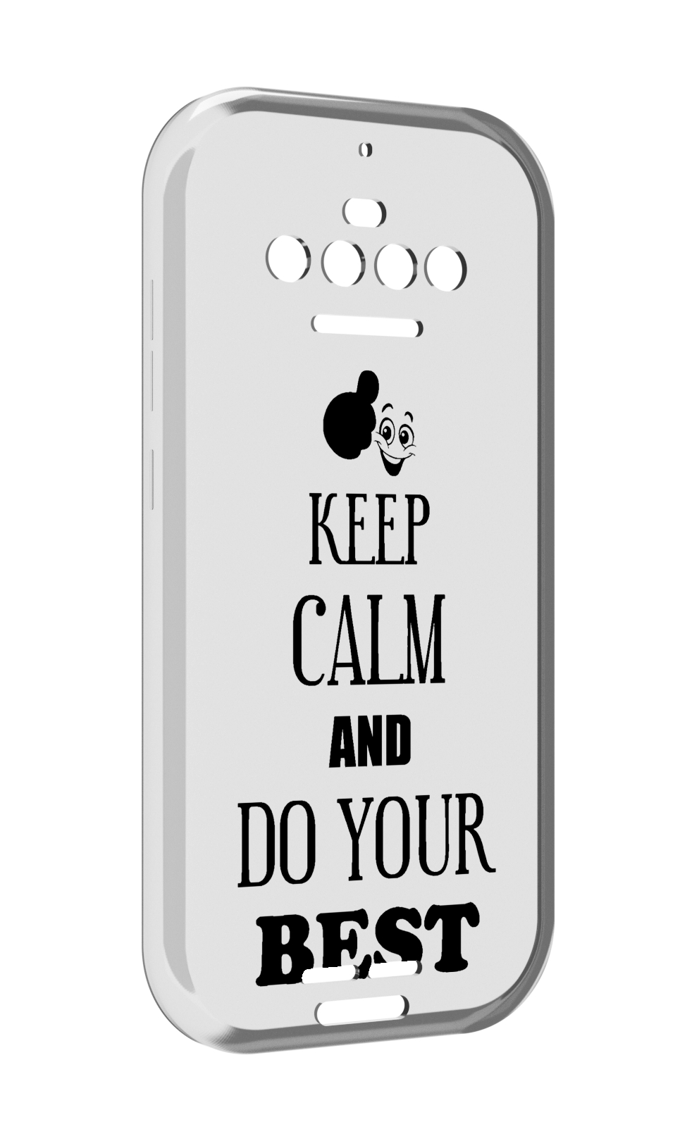 

Чехол MyPads keep-calm-and для Oukitel F150 R2022, Прозрачный, Tocco