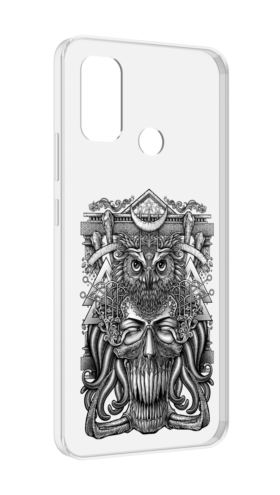 

Чехол MyPads зубастая сова для UleFone Note 10P/Note 10, Прозрачный, Tocco