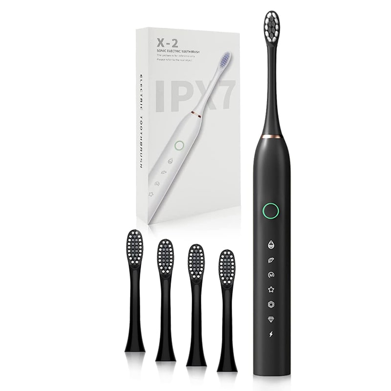 фото Электрическая зубная щетка sonic electric toothbrush ipx x7-2 bh0058 black