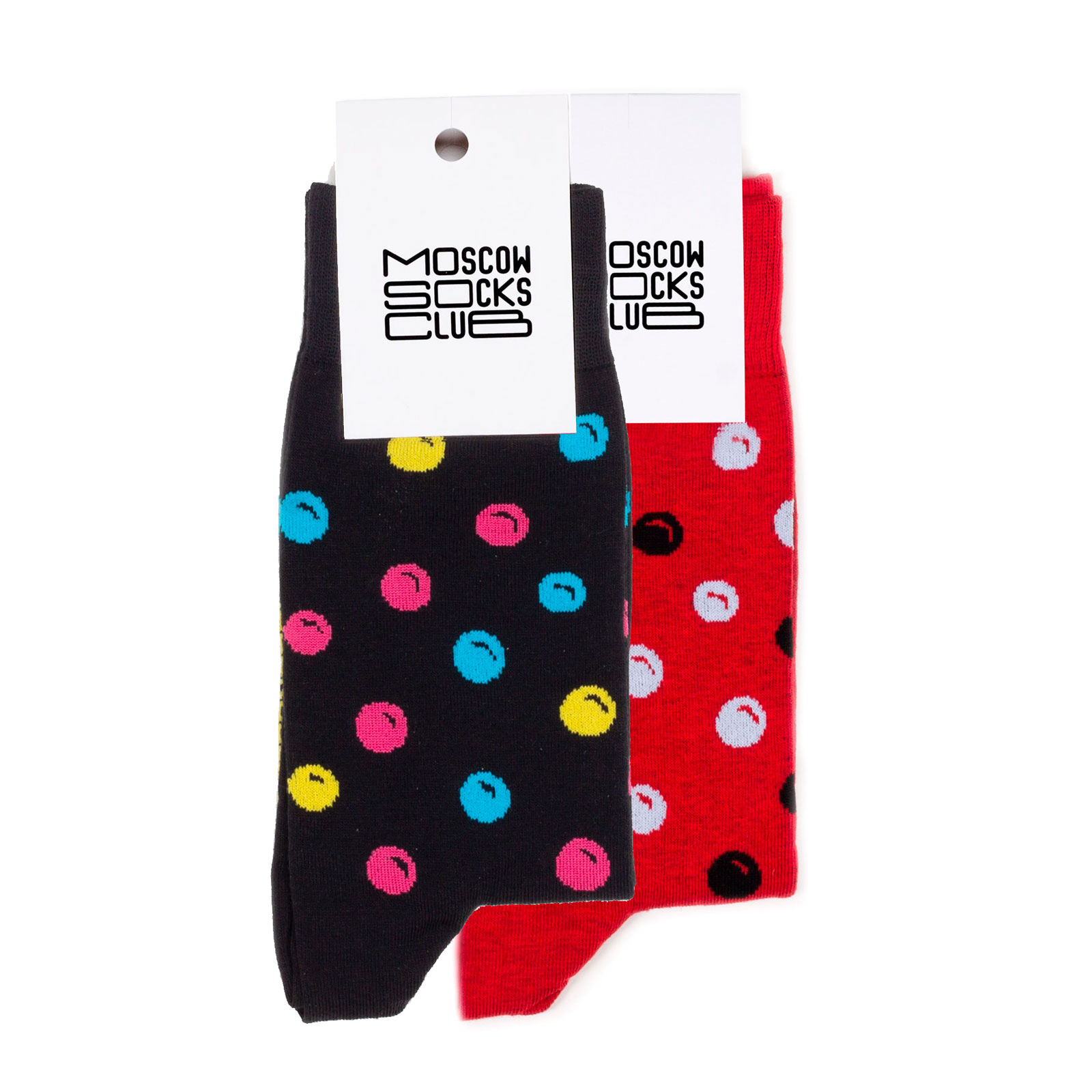 

Комплект носков унисекс MoscowSocksClub MSC-Set-2P черный/красный/белый 42-46, MSC-Set-2P