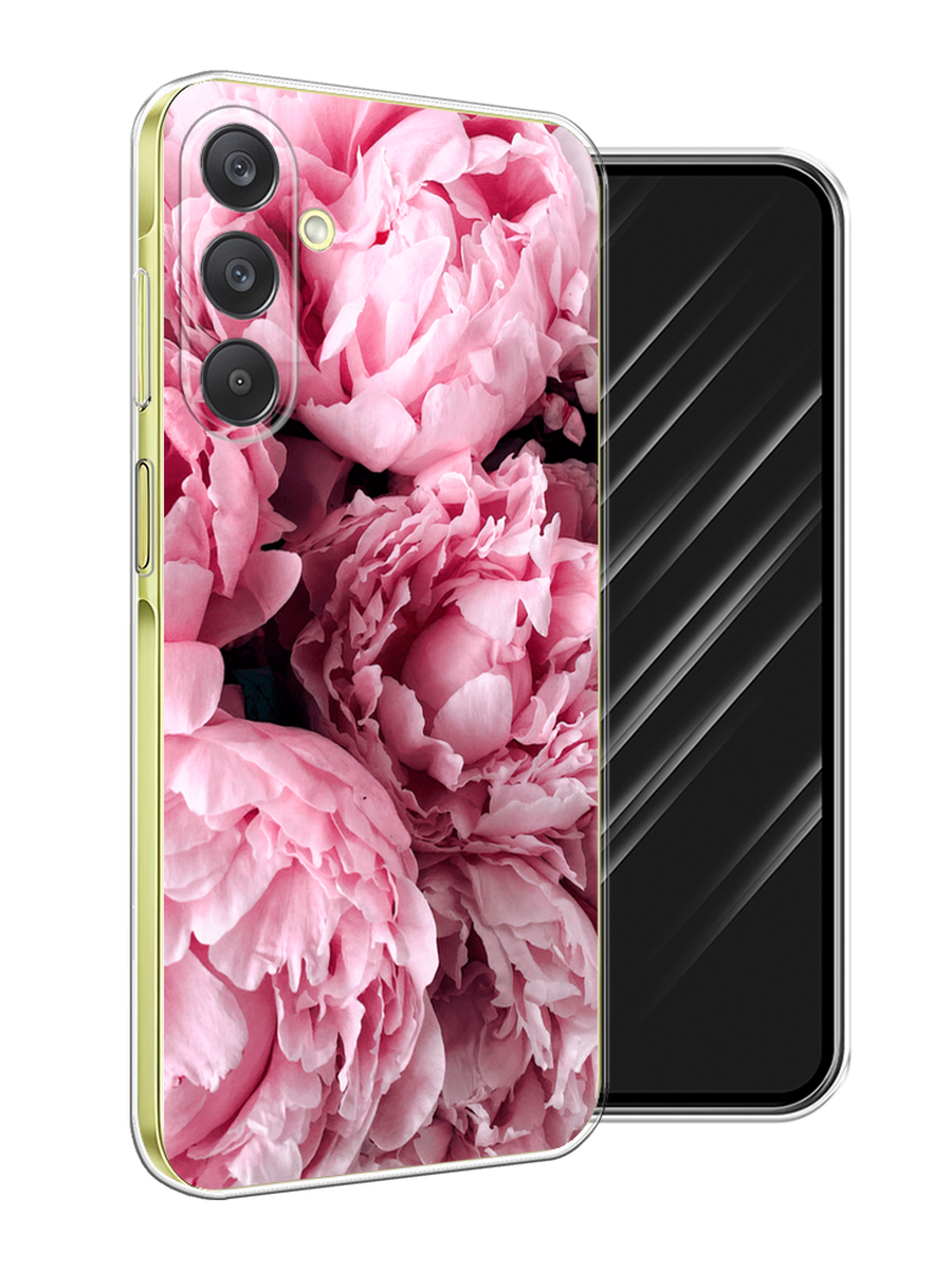 

Чехол Awog на Samsung Galaxy A26 5G "Нежные пионы", Розовый;черный;белый, 2110750-1