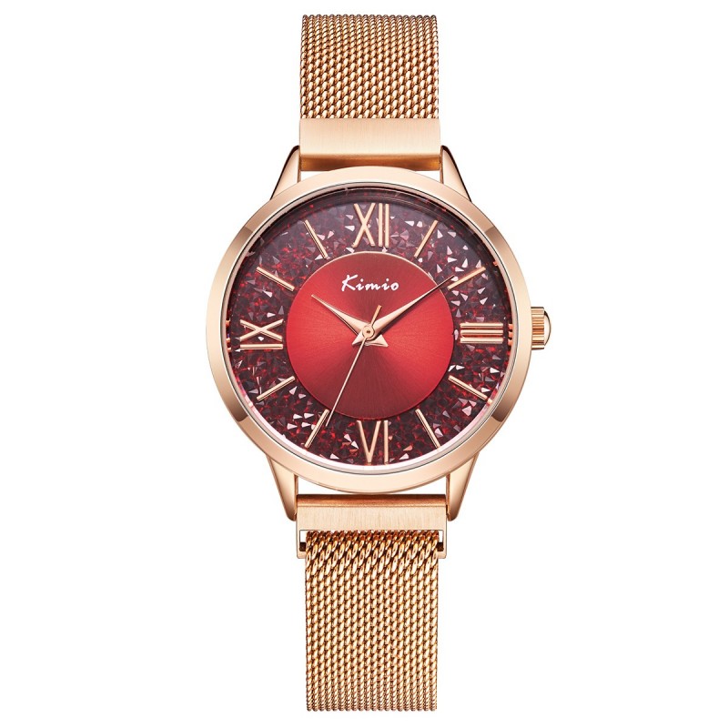 Наручные часы женские Kimio K6375M розовые