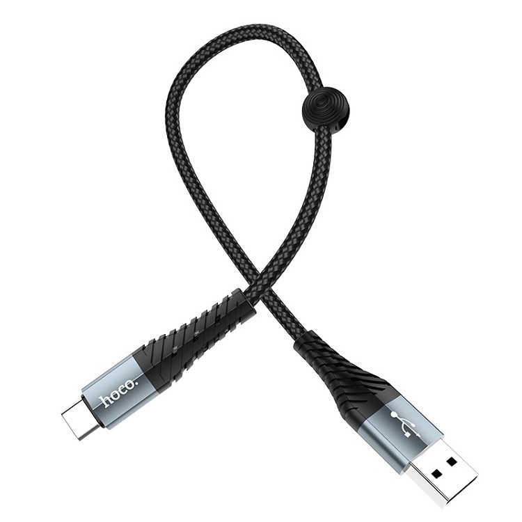 Кабель USB Type-C-USB Hoco X38 0.25 м черный