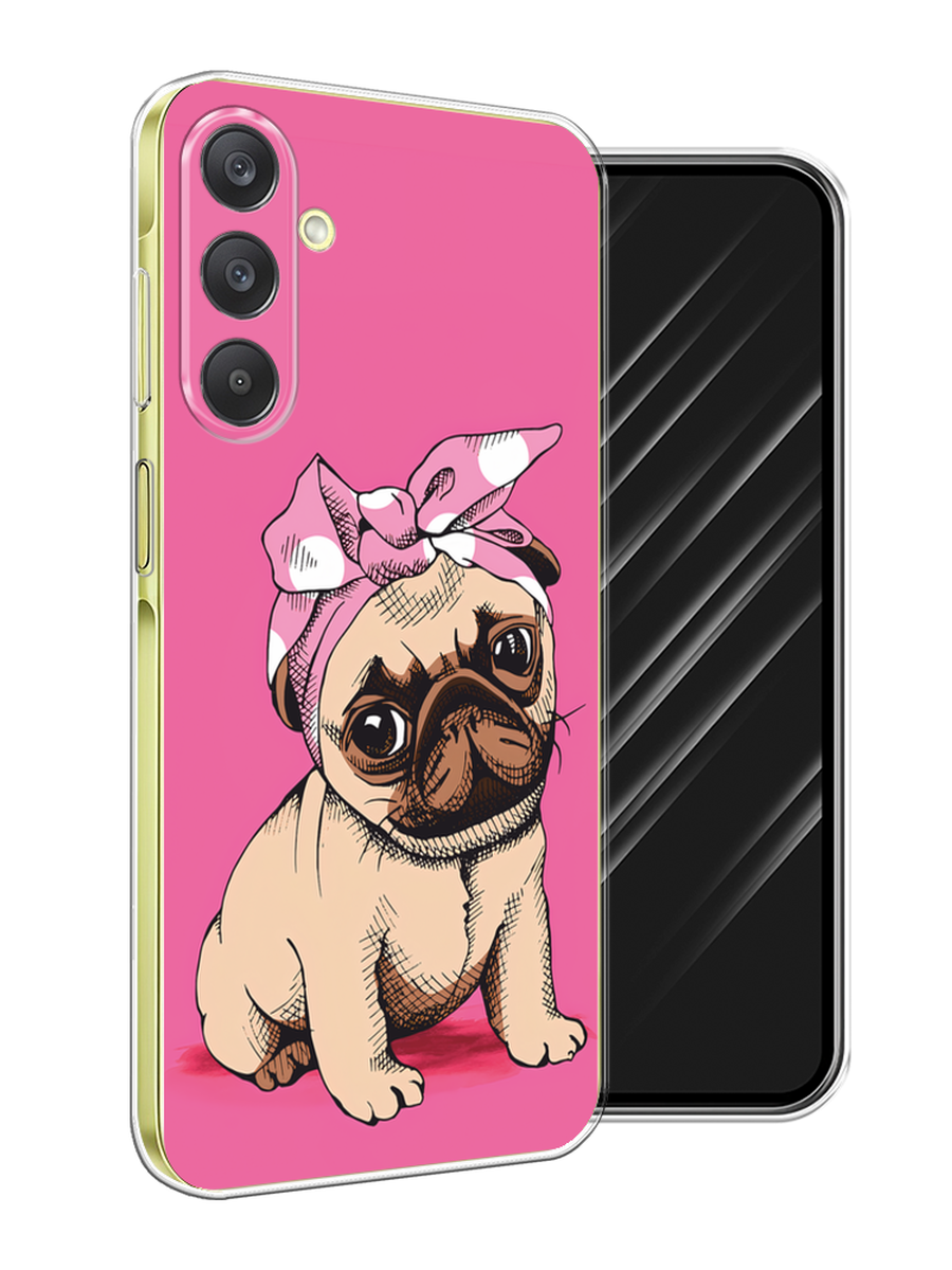 

Чехол Awog на Samsung Galaxy A26 5G "Dog Pin-Up", Розовый;бежевый, 2110750-1
