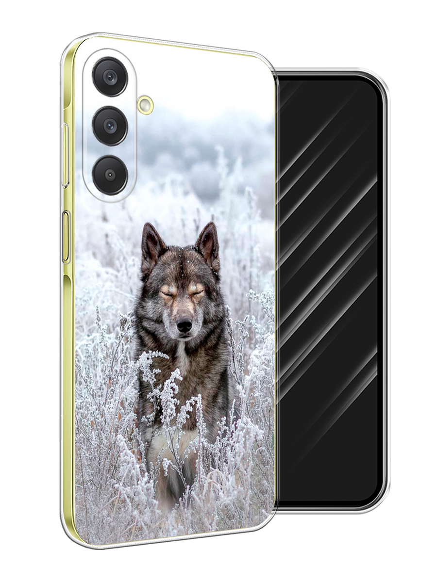 

Чехол Awog на Samsung Galaxy A26 5G "Волк в поле", Белый;черный, 2110750-1