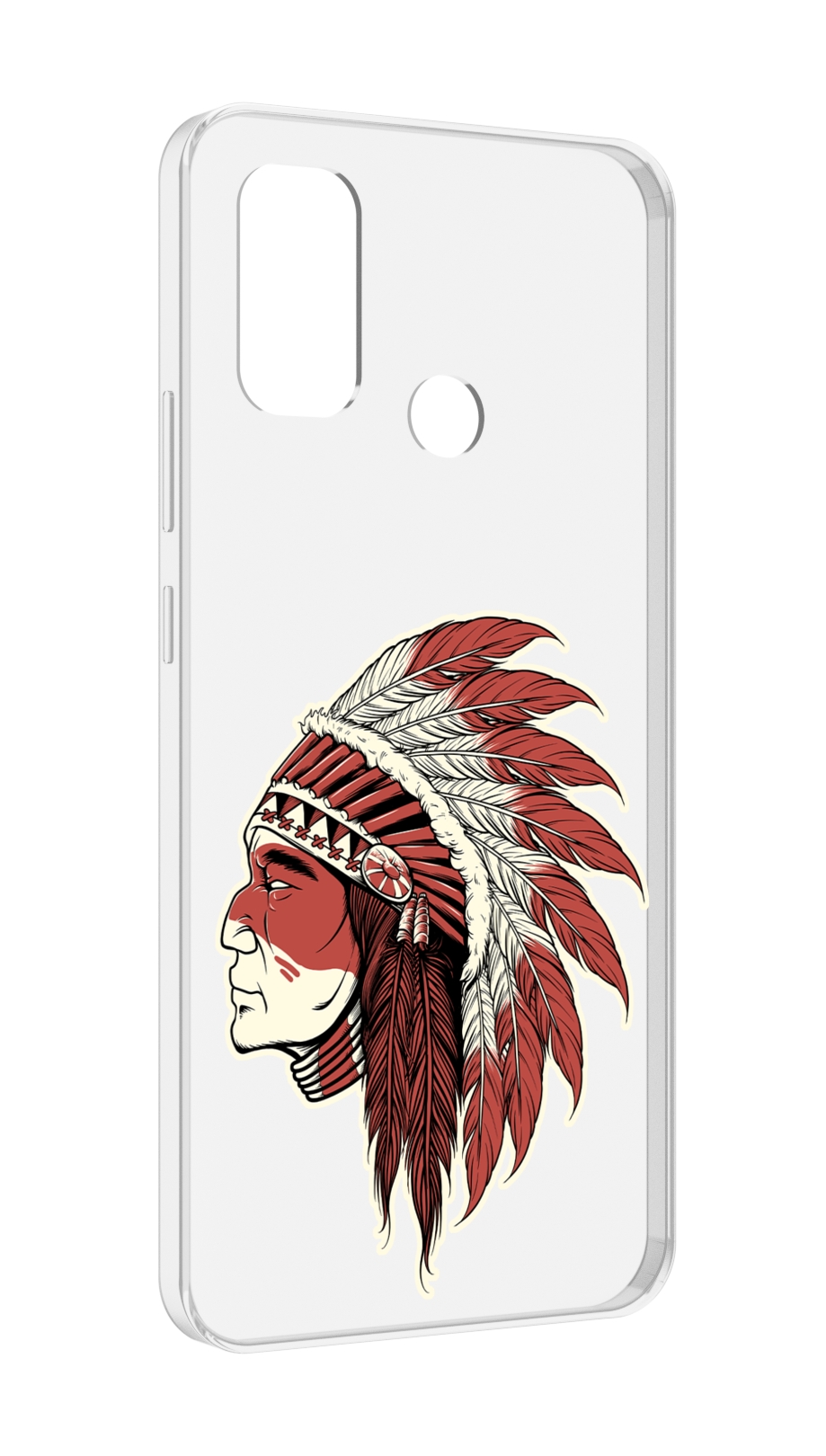 

Чехол MyPads красный индеец для UleFone Note 10P/Note 10, Прозрачный, Tocco