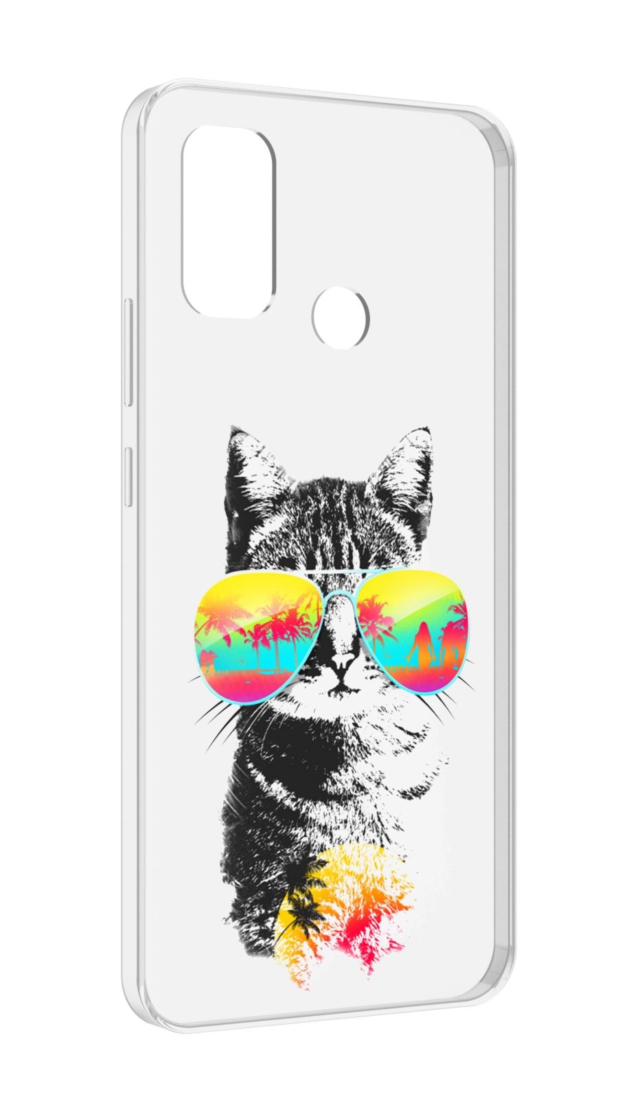 

Чехол MyPads крутой кот для UleFone Note 10P/Note 10, Прозрачный, Tocco