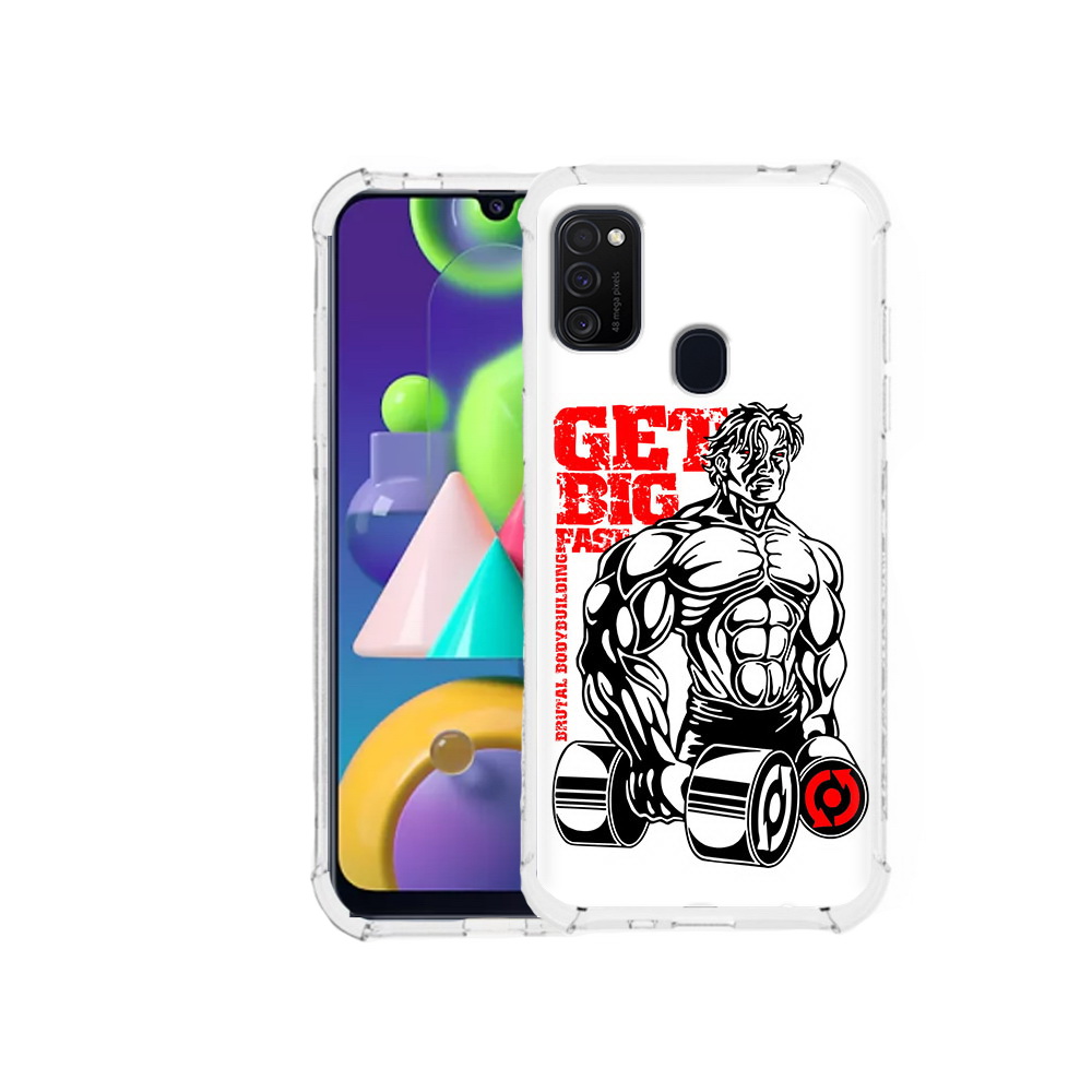 

Чехол MyPads Tocco для Samsung Galaxy M21 накаченное тело (PT147110.591.495), Прозрачный, Tocco