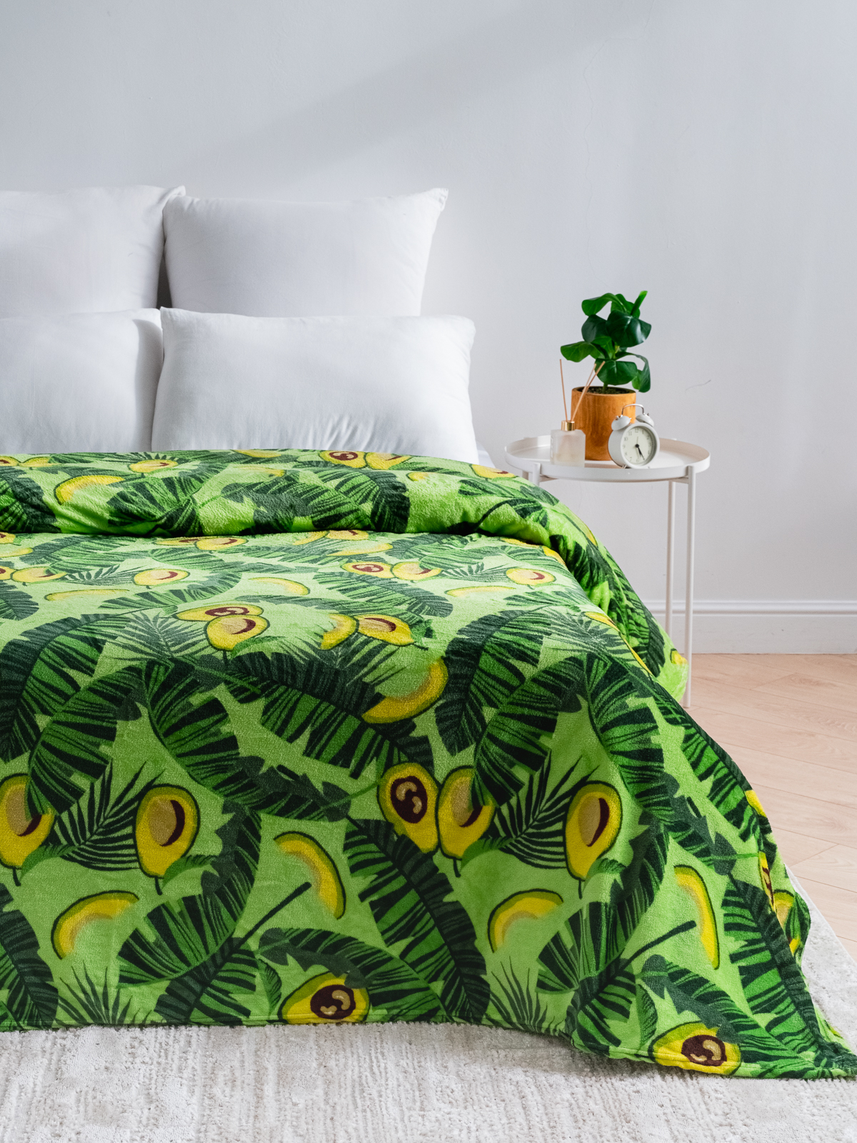 

Плед 1,5 спальный PAVLine "Авокадо" р. 150*200, фисташковый/зеленый, Павлина серия Авокадо