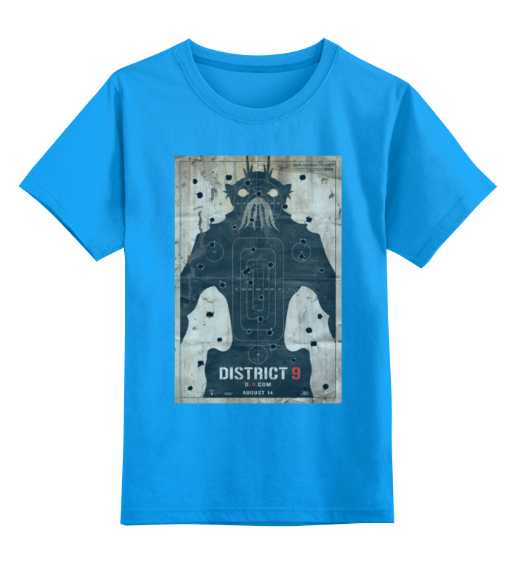 

Футболка детская Printio District 9 цв. голубой р. 152, District 9
