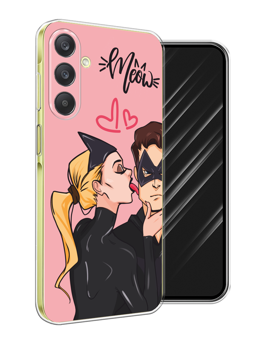 

Чехол Awog на Samsung Galaxy A26 5G "Kiss of Cat Woman", Розовый;черный;бежевый, 2110750-1