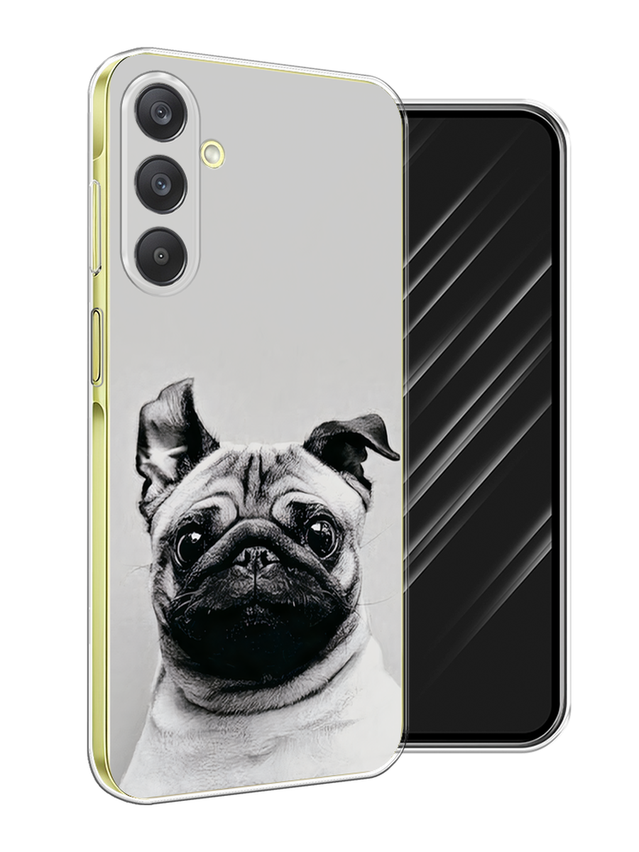 

Чехол Awog на Samsung Galaxy A26 5G "Ушастый мопс", Серый, 2110750-1