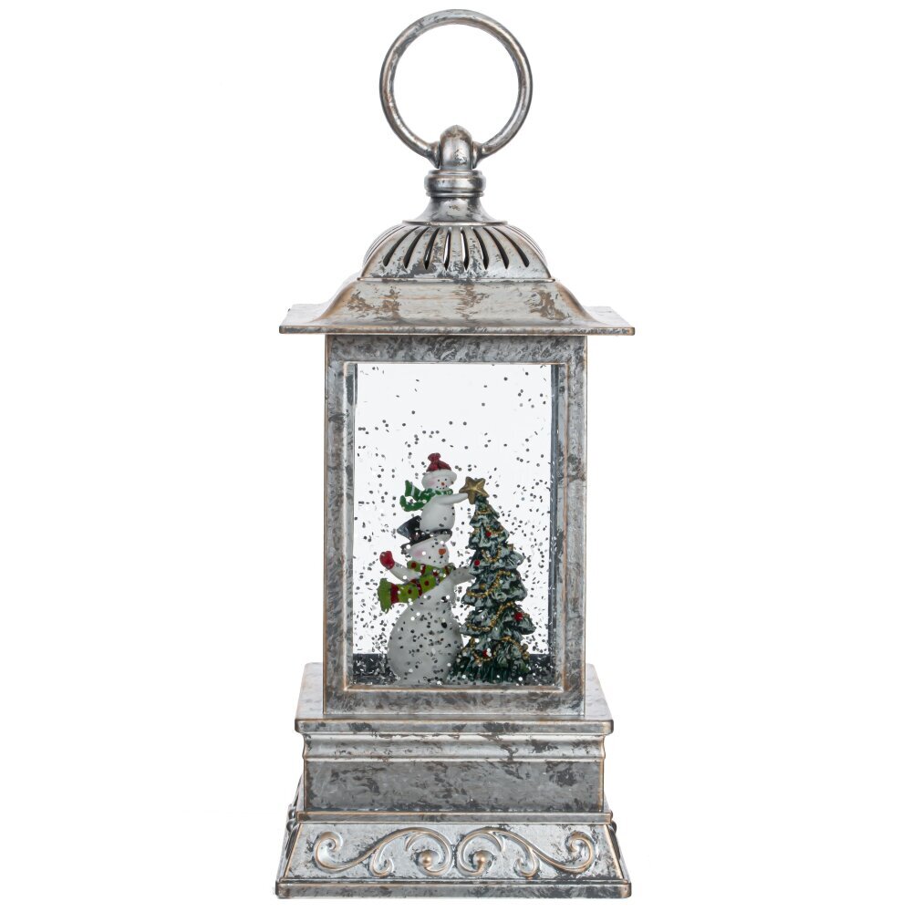 

Статуэтка Flando "Фонарь" (подсвет., вьюга, 3хАА), Д10 Ш10 В27 см, 793920, Серый