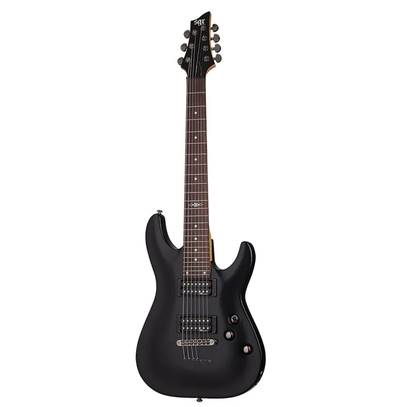 фото Электрогитара schecter sgr c-7 blk, чехол в комплекте