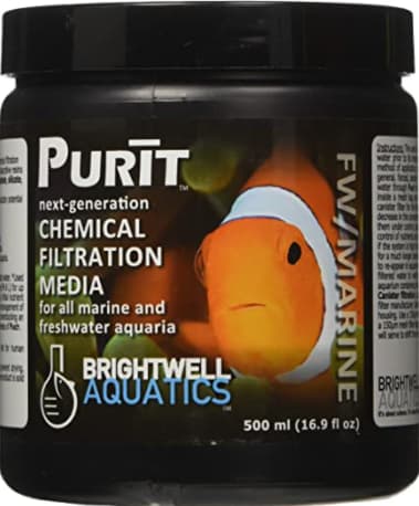 фото Brightwell aquatics purit наполнитель для фильтра для химической очистки воды 500 ml