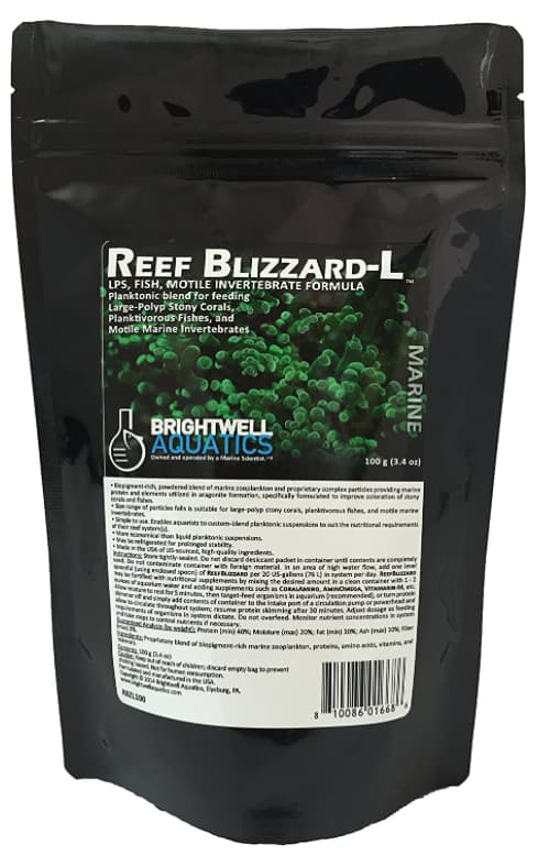 

Планктон для крупнополипных жестких кораллов Brightwell Aquatics ReefBlizzard-L, 100 г