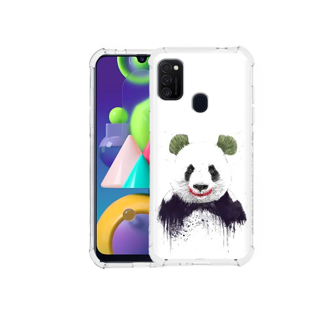 

Чехол MyPads Tocco для Samsung Galaxy M21 панда джокер (PT147110.591.533), Прозрачный, Tocco